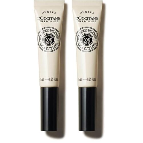 L'OCCITANE Shea Nail & Cuticle Oil, Nourishing Brush-On Moisture for Stronger & Healthier Nails, Hydrating Care for Manicures with Almond Oil, Vegan