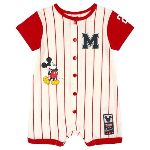 Disney Boys' Athletic One Piece Romper Newborn to Toddler