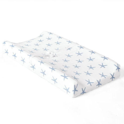 Lush Decor Seaside Starfish Cotton Changing Pad Cover & Reviews | Wayfair