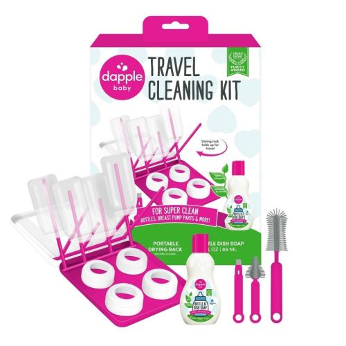 Dapple On The Go Baby Bottle Travel Cleaning Kit - 5ct