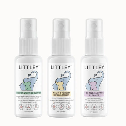 "INTRODUCTORY $20.99 SAMPLE PACK" Pacifier Cleaner + Hand Cleanser + T – Littley USA