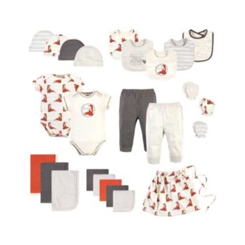 Baby Boys Organic Cotton Layette Set and Giftset, Boho Fox, 0-6 Months