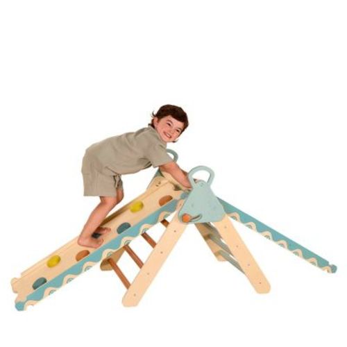 B. toys WonderClimber - 3pc Wooden Triangle Climber