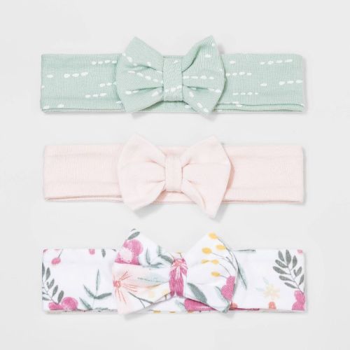 Baby Girls' 3pk Meadow Hairband - Cloud Island™ Pink