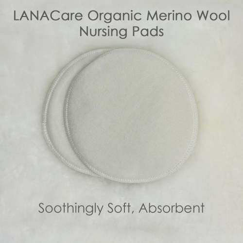 LANACare Merino Wool Nursing Pads, Style "Softline" – Danish Woolen Delight