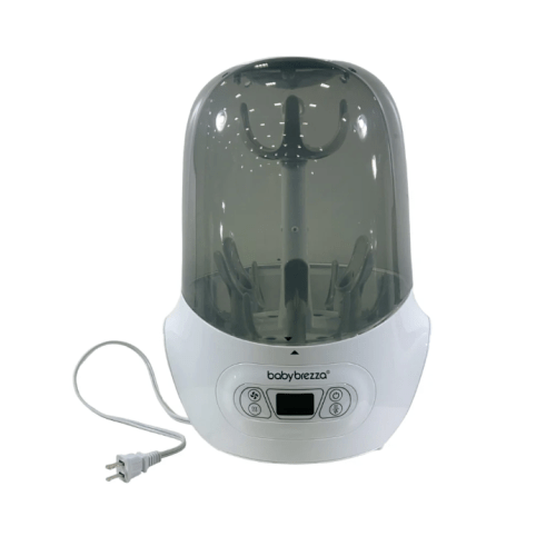 Baby Brezza One Step Baby Bottle Sanitizer and Dryer (Steam Sterilizer), White on White