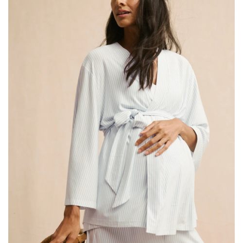LAKE | Women | DreamModal Pajamas | Fog Maternity Kimono Bundle