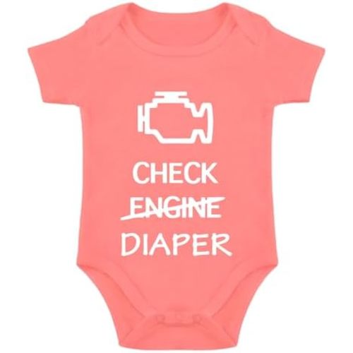 Check Engine Diaper Baby Bodysuit Mechanic Outfit f1 Baby Clothes Race Car Outfit Funny Babies Bodysuit