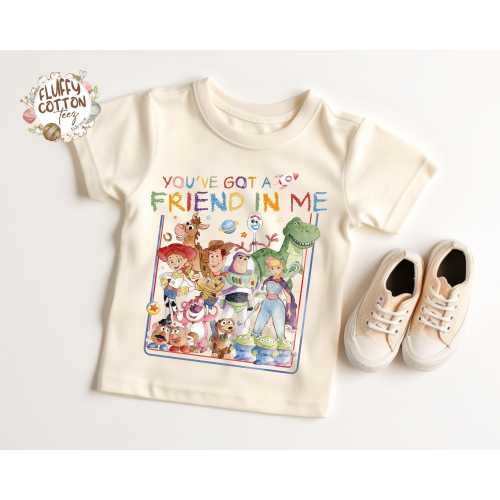 You've Got A Friend In Me Kids Shirt - Disney Toy Story Toddlers Tee - Disneyland Woody Buzz Sweater