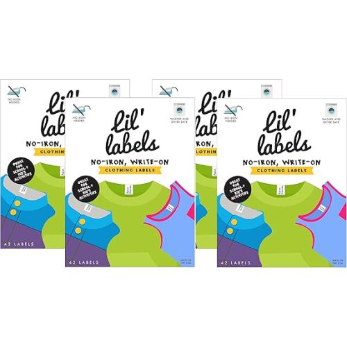 Lil' Labels - Clothing Labels for Daycare - 4 Pack