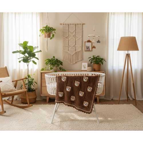 Handmade  Baby Blankets, New Baby gift , Teddy Bear Blankets, Baby Nursery Decor, Toddler blankets , Kid Room Decor Baby boy gift