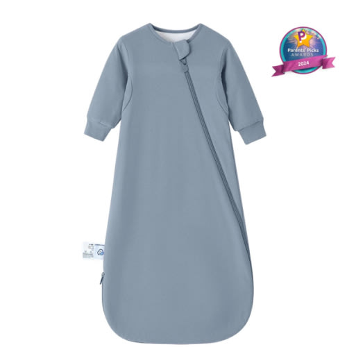 Organic Cotton & Camel Wool Long Sleeve Sleeping Bag 1.0 TOG - Flint Stone