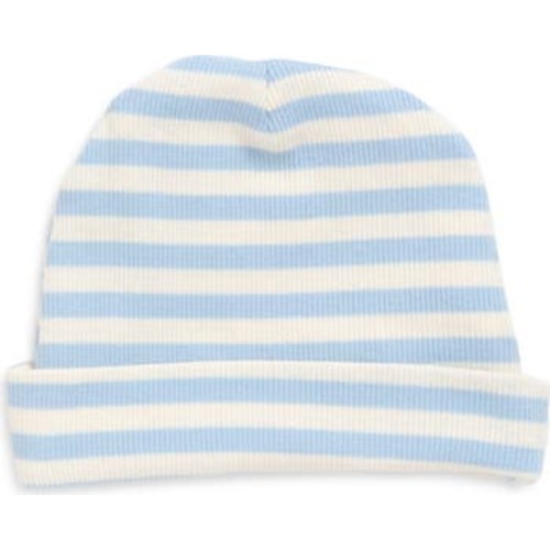Stripe Rib Beanie, 0-3M