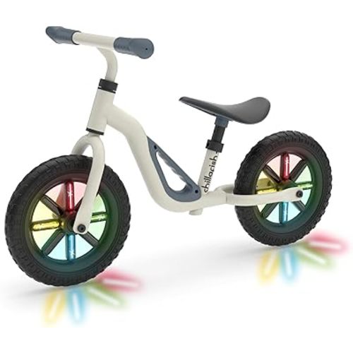 Chillafish Charlie Kids Balance Bike: Lightweight Frame, Toddler Bicycle with No-Puncture Tires, Adjustable Seat & Handle Bars, Easy Carry Handle
