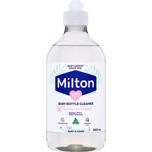 Milton Baby Bottle Cleaner ; Removes Milk Residue ; 100 Percentage Plant-based ; Australian Made ; 500ml