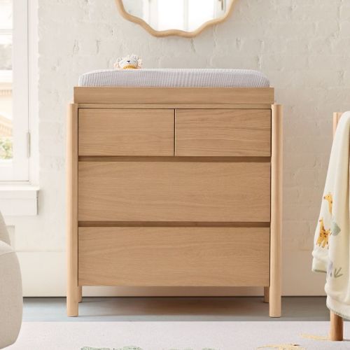 Leo Narrow Dresser with Removable Topper (36")