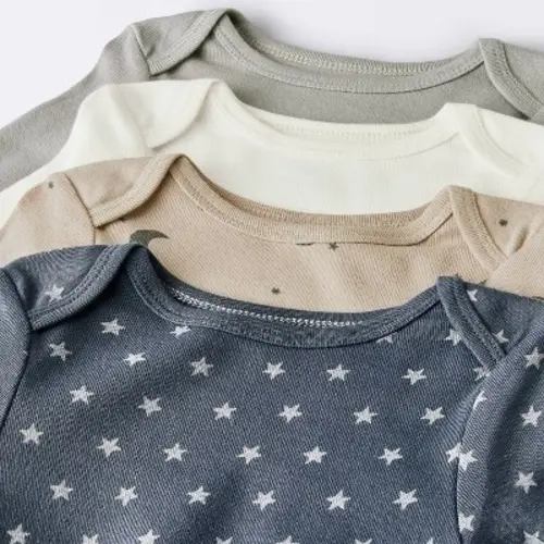Cloud Island Long Sleeve Body Suits 0 to 3 months 4 pack