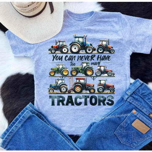You can never have to many tractors kids tee