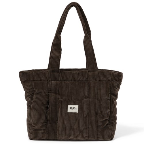 Everyday Tote - Chocolate Brown Corduroy (PRE-ORDER FOR AUGUST DELIVERY)