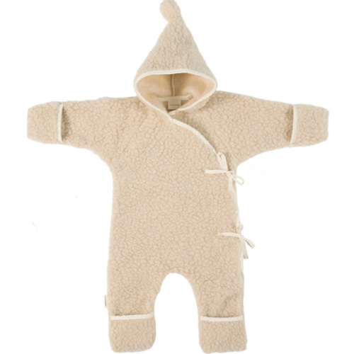 HARRODS X BINIBAMBA MERINO WOOL SNUGGLESUIT BABY ROMPER