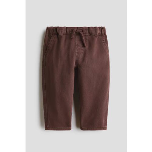 COTTON TWILL PANTS