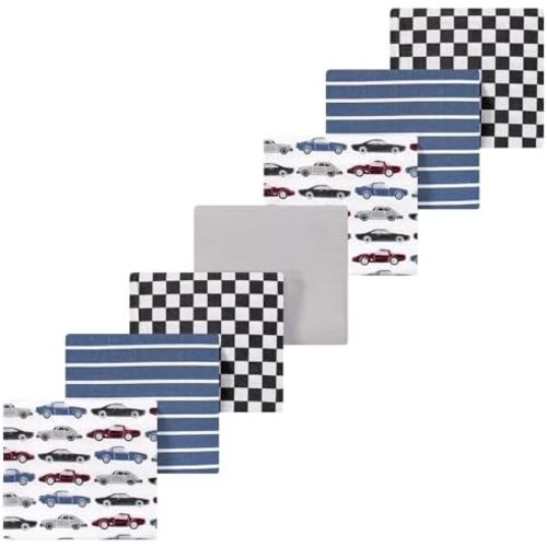 Luvable Friends Little Treasure Flannel Receiving Blankets 7pk