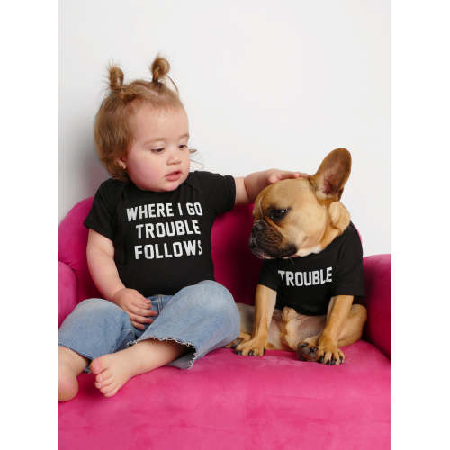 Trouble Follows (2-Pack) Baby + Dog Set