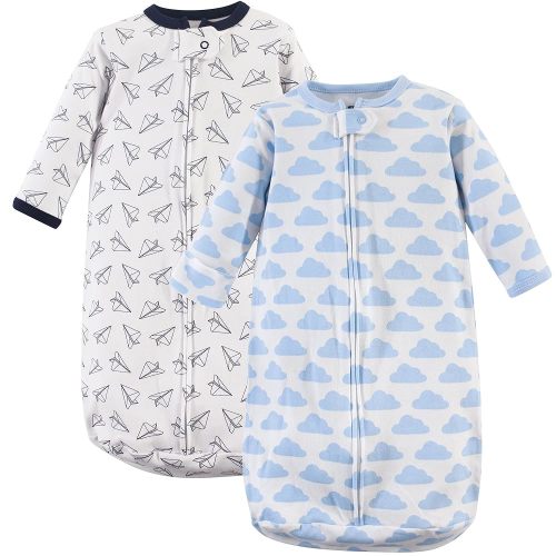 Amazon.com: Hudson Baby Unisex Baby Cotton Long-Sleeve Wearable Sleeping Bag, Sack, Blanket, Basic Pink Floral, 0-3 Months : Baby