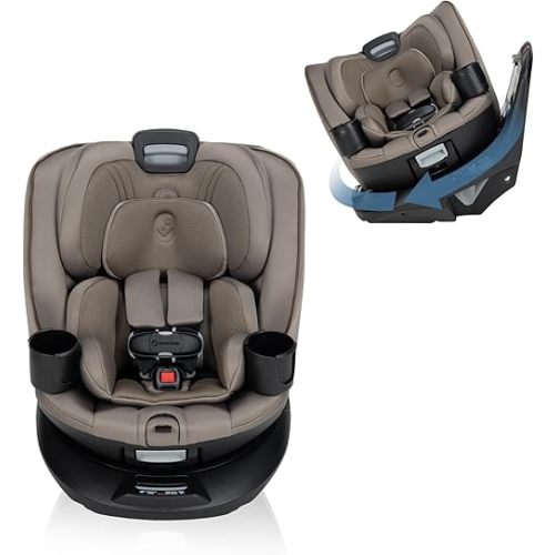 Maxi-Cosi Andi 360° Rotating All-in-One Convertible Car Seat, 10 Years of Use, Rear-Facing to Booster, Effortless Recline