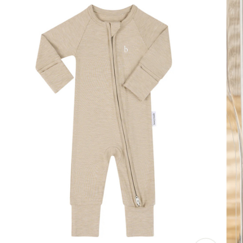 SoftLuv Onesie - Stone 0-3