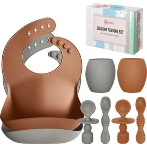 Baby Silicone Feeding Set 8-Piece