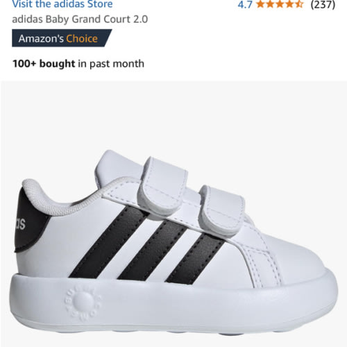 adidas Baby Grand Court 2.0