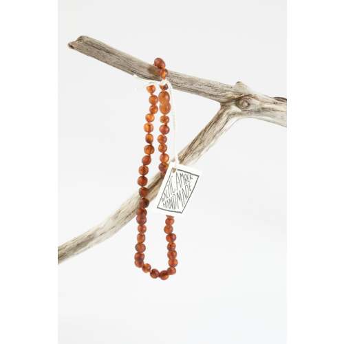 Raw Cognac Baltic Amber || Necklace – CanyonLeaf