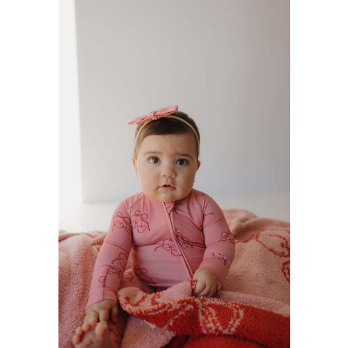 Bamboo Zip Pajamas | Iconic Cherry