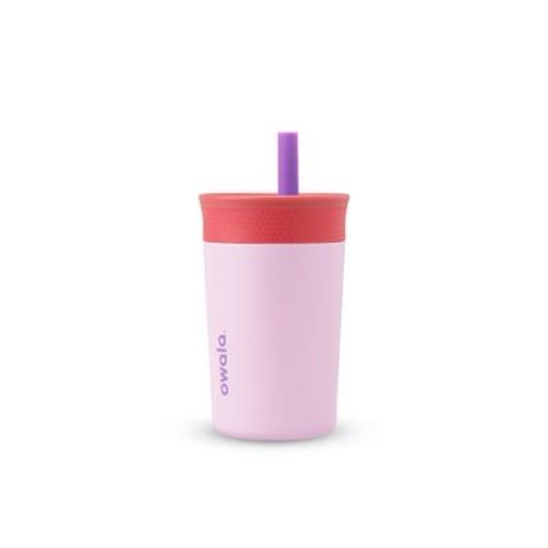 Owala Kids' 12oz Stainless Steel Straw Tumbler - Lilac Rocket
