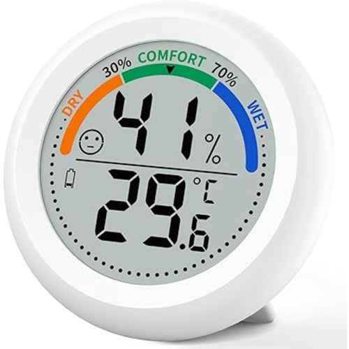 Digital Indoor Thermometer Hygrometer with Humidity Monitor