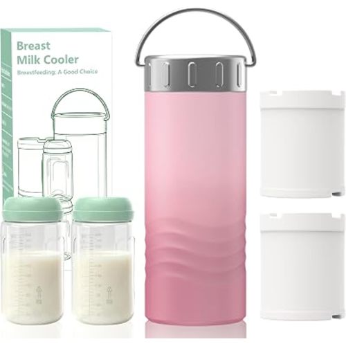 20oz Portable Breastmilk Cooler Bottle for for Work & Travel, 24H Cooling