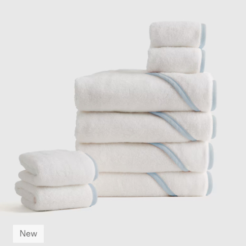 Organic Turkish Cotton Baby Bath Bundle 8-Pack in White