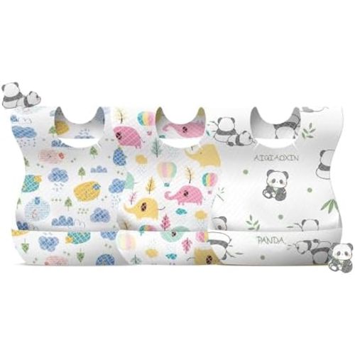 30/60pcs Baby Disposable Bibs-Individually Packaged,Soft, Leak Proof and Convenient, disposable bibs for toddlers