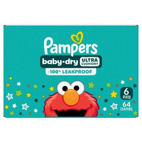 Pampers Baby Dry Diapers - (Select Size and Count)