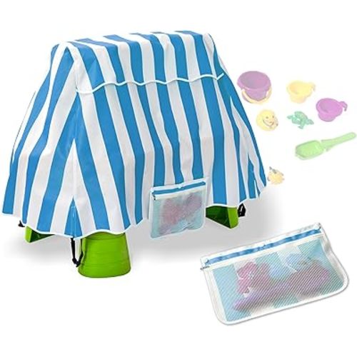 Water Table Cover with Storage Bag, Kids Water Table Cover for Water Table, Water Table Accessories for Toddlers 1-3, Waterproof Protective Covers for Toddler Outdoor (Sky Blue)