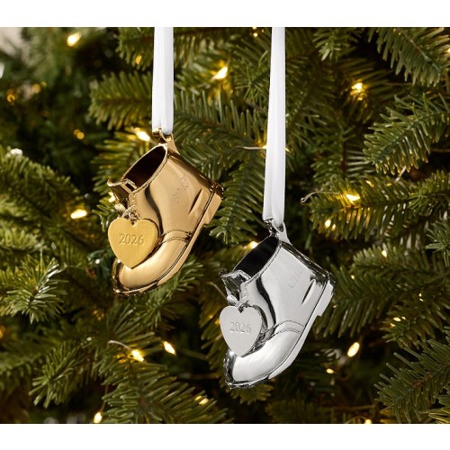 Baby's First Christmas Bootie Ornament