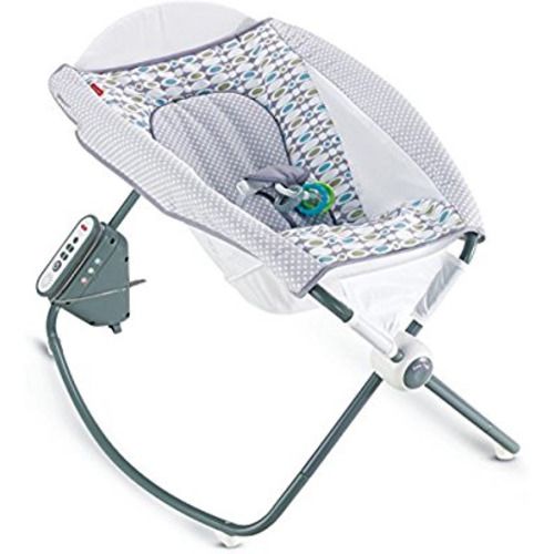 Fisher-Price Auto Rock 'n Play Sleeper, Aqua Stone - Standard Packaging