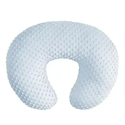 OWLOWLA Nursing Pillow Cover, Breastfeeding Pillow Slipcover Fits Nursing Pillow for Baby Boy Girl(Baby Blue)