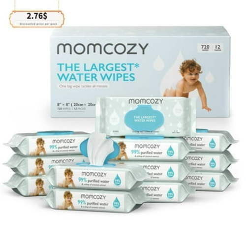 Baby wipes, wet wipes - oversized design, cleansing and moisturizing children's wipes, baby products, products for girls and boys, unscented baby wipes, portable mother and baby gifts