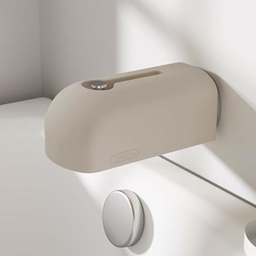 Faucet Cover Bathtub for Baby, Soft Silicone Tub Spout Cover, Faucet Protector for Kids, Bath Spout Guard for Baby, Toddler Tub Faucet Cover, Water Spout Cover for Child Safety, Universal Fit (Ivory)