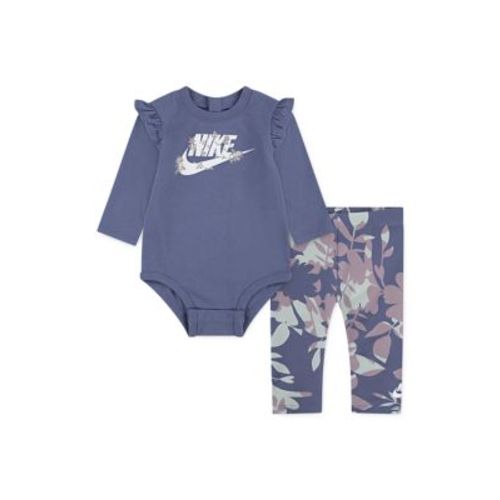 Baby Girls Graphic Bodysuit and Printed Leggings Set