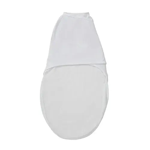 ClevaMama Swaddle to Sleep - White (0-3m) | Baby Bunting AU