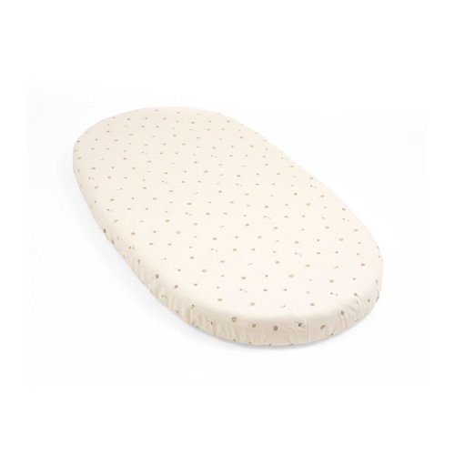 Stokke® Sleepi™ Bed Fitted Sheet Flower Ecru
