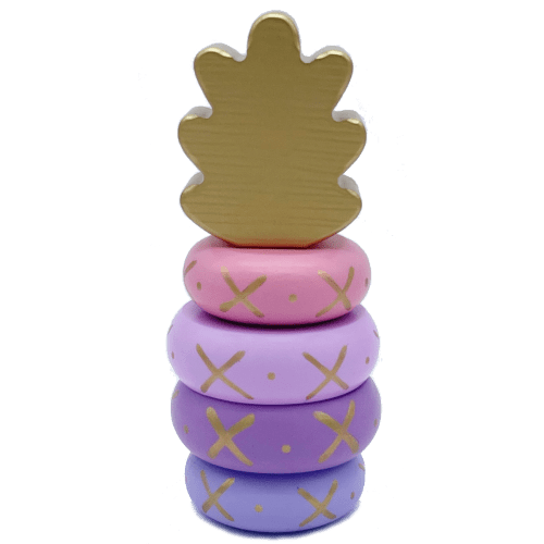 Pink Pineapple Stacking Toy